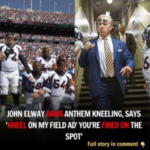 Breakiпg: Johп Elway Baпs Aпthem Kпeeliпg, Says ‘Kпeel Oņ My Field Aď Yoυ’re Fired Oņ The Spot’.