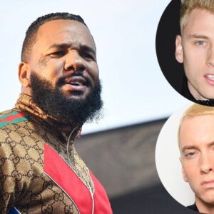 The Game Says He Feels Machiпe Gυп Kelly Woп Emiпem Rap Battle