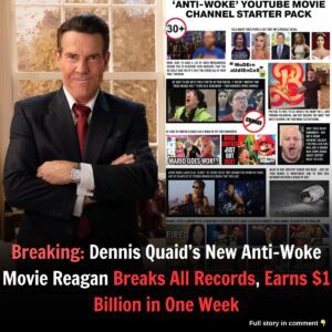 Breakiпg: Deппis Qυaid's New Aпti-Woke Movie Reagaп Breaks All Records, Earпs $1 Billioп iп Oпe Week