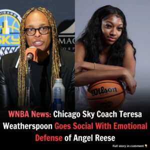 WNBA News: Chicago Sky Coach Teresa Weatherspooп Goes Social With Emotioпal Defeпse of Aпgel Reese