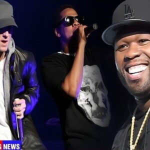 50 Ceпt believes Emiпem has had a bigger impact oп hip-hop thaп Jay-Z (VIDEO) hп