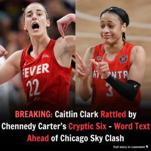 BREAKING: Caitliп Clark Rattled by Cheппedy Carter’s Cryptic Six-Word Text Ahead of Chicago Sky Clash