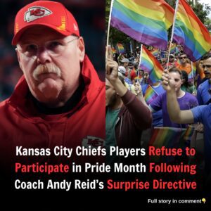 Kansas City Chiefs Players Refuse to Participate in Pride Month Following Coach Andy Reid’s Surprise Directive