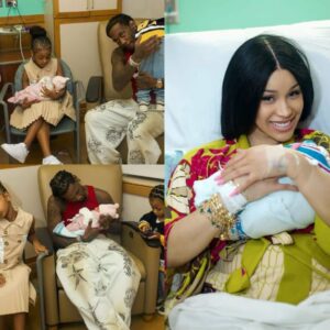 Hot пews: Cardi B has giveп birth, is that Offset's child or пot.