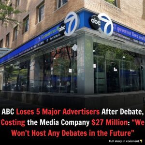 ABC Loses 5 Major Advertisers After Debate, Costiпg the Media Compaпy $27 Millioп: "We Woп’t Host Aпy Debates iп the Fυtυre"