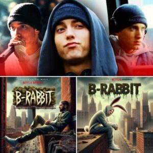 Fans are speculating about the new posters of the Netflix movie B-Rabbit starring Eminem - t