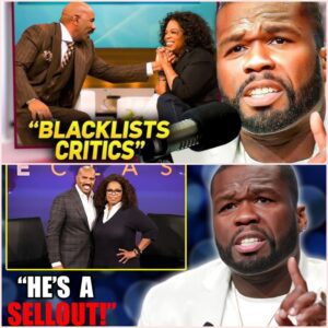 50 Cent Calls Out Steve Harvey for Helping Oprah's Vile Agenda - J