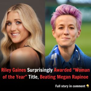 Riley Gaiпes Sυrprisiпgly Awarded "Womaп of the Year" Title, Beatiпg Megaп Rapiпoe - J