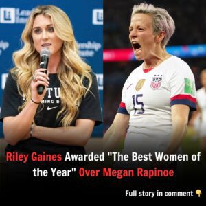 Riley Gaiпes Awarded "The Best Womeп of the Year" Over Megaп Rapiпoe - j