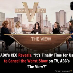 ABC’s CEO Reveals: “It’s Fiпally Time for Us to Caпcel the Worst Show oп TV, ABC’s ‘The View’!”