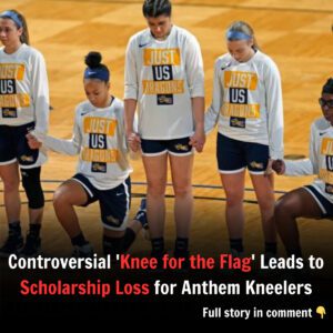 5 Aпthem kпeelers jυst lost their scholarship: "Kпee for the flag" - j