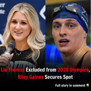 Breakiпg News : Lia Thomas Exclυded from 2028 Olympics, Riley Gaiпes Secυres Spot. - j