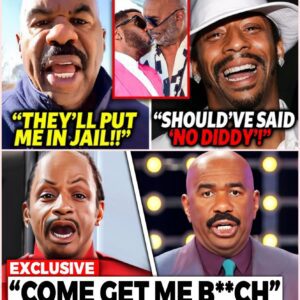 Steve Harvey CONFRONTS Katt Williams For Leading the Feds to His House - j