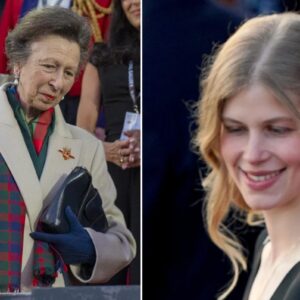 Lady Louise Windsor spotted performing new role as she greets Princess Anne.