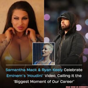 Samantha Mack & Ryan Keely Celebrate Eminem’s ‘Houdini’ Video, Calling It the ‘Biggest Moment of Our Career’ t