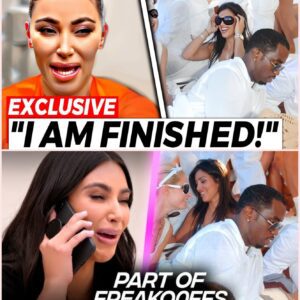 Kim Kardashian Panics After Feds L3ak Fr3ak0ff Footage Of Her At Diddy's House - j