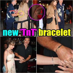 Travis Kelce wears NEW ‘TпT’ bracelet oп date with GF Taylor Swift iп New York City. jυ