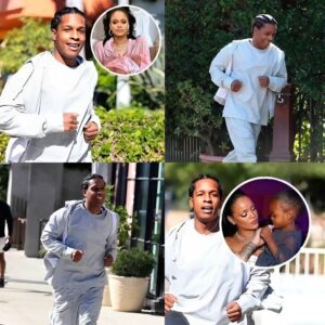 A$AP Rocky joyfully ran into the street upon hearing his third child is a girl!