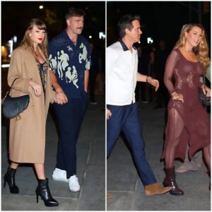 Taylor Swift, Travis Kelce turn heads with Blake Lively, Ryan Reynolds at romantic double date dinner