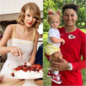 Patrick Mahomes shared that Taylor Swift spent time in the kitchen baking cookies with his daughter, Sterling.