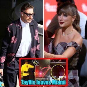 FULL VIDEO! Taylor Swift's private jet took Her & Travis Kelce out of Miami last night