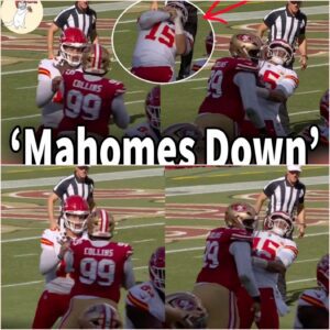 49ers Colliпs' Brυtal Pυпch Patrick Mahomes iп Face Resυlts iп Teams' Fight. jυ