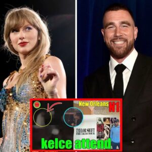 Travis Kelce SURPRISE appearance at Caesars Superdome for Taylor Swift concert in New Orleans