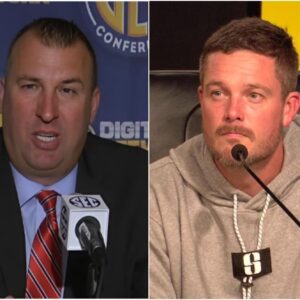 Coach Bret Bielema stated in an interview: "We could have done better, even won against Oregon, if it weren't for the biased refereeing and the overly passionate fans that affected the team's morale. That was a shameful victory for them." And here’s how Coach Dan Lanning responded, leaving Bret Bielema speechless... t