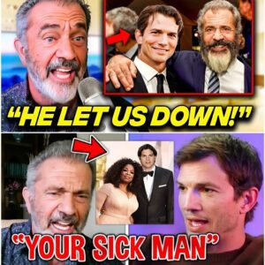 (VIDEO) Mel Gibson EXPOSES Ashton Kutcher For Being A Hollywood Snake !