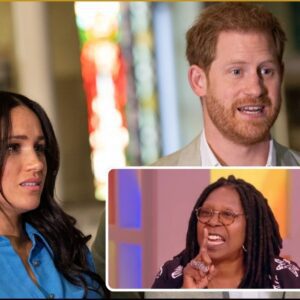 Prince Harry grimaces as Meghan Markle’s lies in New York exposed by Whoopi Goldberg