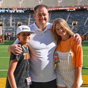 PHOTOS: Coach Josh Heupel's daughter left Tennessee fans and players drooling when she accidentally revealed a stunning red bikini photo in a bathroom. T