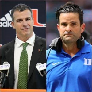 "Miami Hurricanes Head Coach Shocks by Praising Duke Blue Devils' Strategy and Claims to Have Exploited Their Weaknesses; Here’s How Head Coach Manny Diaz RESPONDED." ju