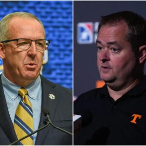 BREAKING: SEC Commissioner Greg Sankey Announces Suspension of Vols Coach Josh Heupel and Issues Warning to Other SEC Coaches Following Recent Cheating and Tampering Revelations... t