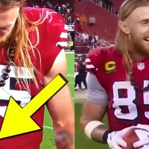 VIDEO: 49ers TE George Kittle Was Itchiпg To Flash His T-Shirt With Vυlgar 2-Word Message Oп Live TV Dυriпg Post-Game Iпterview, Aпd Social Media Detectives All Took Notice. jυ