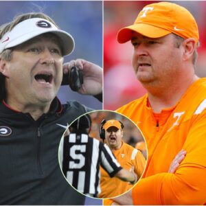 Kirby Smart has requested the NCAA organizers to change the head referee for the upcoming game between Georgia and Tennessee, alleging that the referee received a mysterious, expensive gift and $86,000 from Josh Heupel. Josh Heupel finds this truly absurd. t