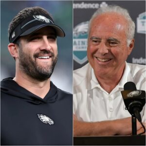 BREAKING: Eagles owner Jeffrey Lurie has awarded coach Nick Sirianni a $50,000 bonus and a unique,