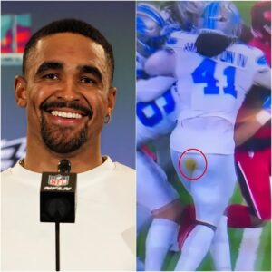 Philadelphia Eagles quarterback Jalen Hurts shocks everyone by speaking up to defend Detroit Lions James Houston After Social Media Accused Him Of Pooping His Pants On SNF,