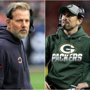 Head coach of the Chicago Bears, Matt Eberflus, made a speech that stirred up Packers fans. He assessed the Green Bay Packers as a once formidable team, but now, they are no longer a real threat to his team, "Eazy to Win." Matt LaFleur only responded with three words... t