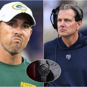 Matt LaFleur requests NFL leadership to change the referees for the upcoming game between the Green Bay Packers and the Chicago Bears, presenting evidence and an audio recording that prove the head referee of the game accepted an expensive Omega brand watch from Matt Eberflus. t