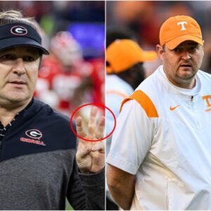 Head coach Kirby Smart of the Georgia Bulldogs stunned everyone by sending a three-word "threatening" message to Tennessee ahead of their upcoming game, leaving Josh Heupel worried and fearful. t