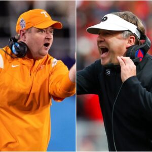 Head coach Josh Heupel of the Tennessee stunned everyone by sending a three-word "threatening" message to Georgia Bulldogs ahead of their upcoming game, leaving Kirby Smart worried and fearful. t