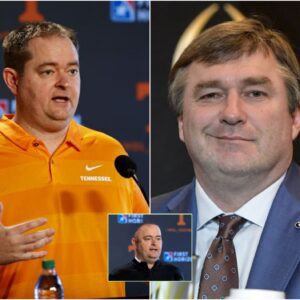 After confirming the commitment of Nico Iamaleava, Tennessee head coach Josh Heupel confidently sent a "threatening" three-word message to Kirby Smart, declaring he would shave his head if they lose to Georgia. t