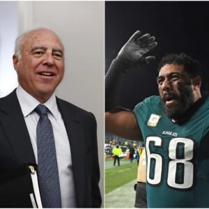 BREAKING: Eagles Owner Jeffrey Lurie, Immediately After the Game, Awarded Player Jordan Mailata a $50,000 Bonus and a Rare Item to Celebrate His Record-Setting Performance with an Impressive Victory Over