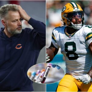 BREAKING NEWS: Coach Matt Eberflus caused a stir by requesting the NFL organizers to conduct an immediate doping test on Green Bay Packers player Josh Jacobs. T