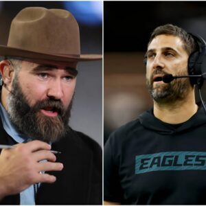 "Former Philadelphia Eagles legend, Jason Kelce, SHOCKS fans after sending a 'terrible' message and a rare special gift to Coach Nick Sirianni AFTER achieving an incredible feat."