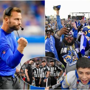 BREAKING: Los Angeles Rams head coach Sean McVay has sparked a social media controversy after he called on fans to protest after receiving an emergency call from the Washington Commanders head coach,