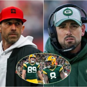 Head Coach of 49ers, Kyle Shanahan, Shocks Fans by Requesting NFL Management to Test Green Bay Packers Players for Doping, Especially Josh Jacobs, After His Dominant Performance on the Field. Matt LaFleur Responds. t