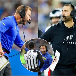 BREAKING NEWS: The NFL has issued a warning and fined Los Angeles Rams Head Coach Sean McVay $50,000 for inappropriate behavior after he yelled