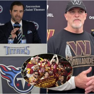 Head coach of the Tennessee Titans, Brian Callahan, has stirred up a storm among Washington Commanders fans by requesting the NFL organizers to ban 50% of Washington Commanders t