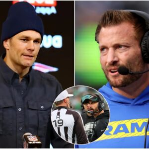 BREAKING: Tom Brady sends urgent message to NFL teams as coach Sean McVay accuses Nick Sirianni of paying referees $500,000 to get advantage over